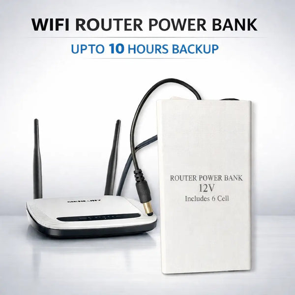 WiFi Router Power Bank (8–10Hrs Backup)  ⭐⭐⭐⭐⭐ Trustscore 4.9